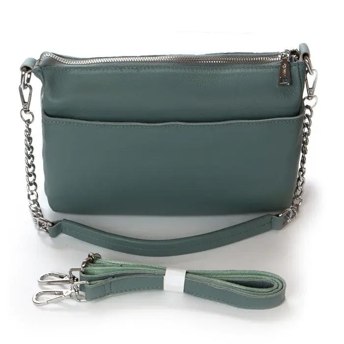 Сумка Жіноча Класична шкіра ALEX RAI 2033-9 L-blue