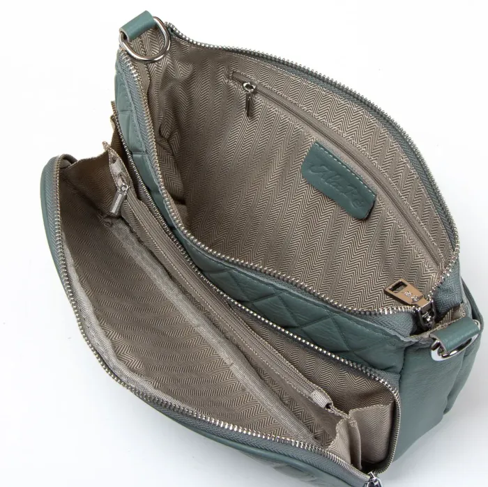 Сумка Жіноча Класична шкіра ALEX RAI 2033-9 L-blue