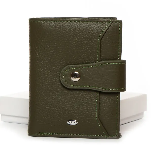 Кошелек Classic Женский кожа DR. BOND WN-23-15 green