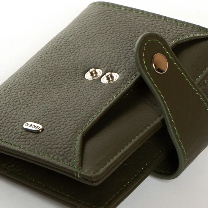 Гаманець Classic Жіноча шкіра DR. BOND WN-23-15 green