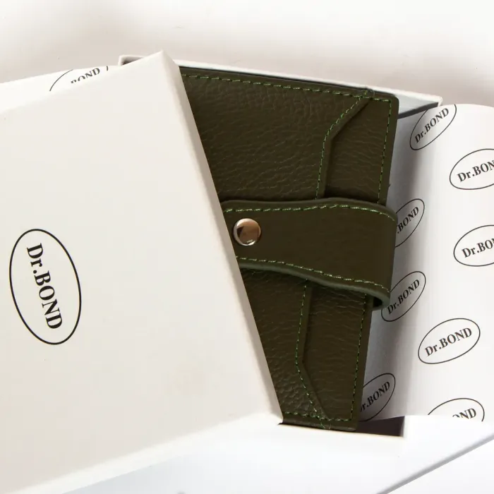 Гаманець Classic Жіноча шкіра DR. BOND WN-23-15 green