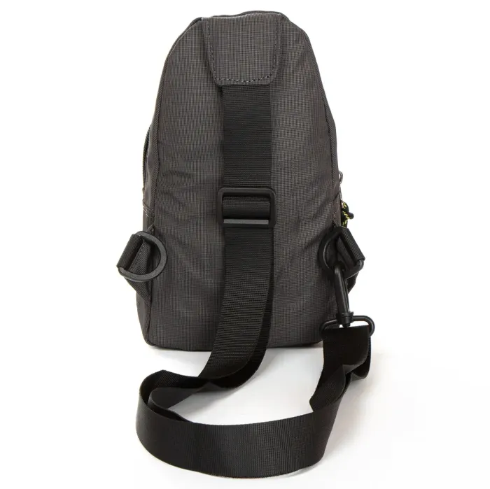 Сумка чоловіча на плече нейлон Lanpad 82060 grey