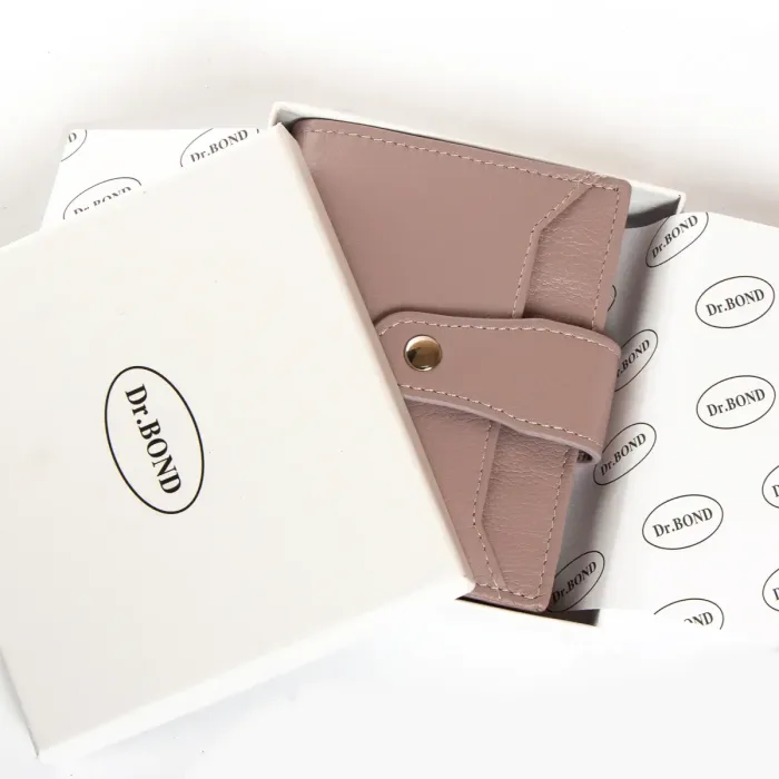 Кошелек Classic Женский кожа DR. BOND WN-23-15 pink-purple