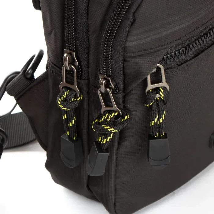 Сумка чоловіча на плече нейлон Lanpad 82060 black