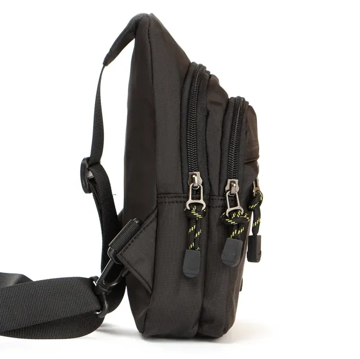 Сумка чоловіча на плече нейлон Lanpad 82060 black