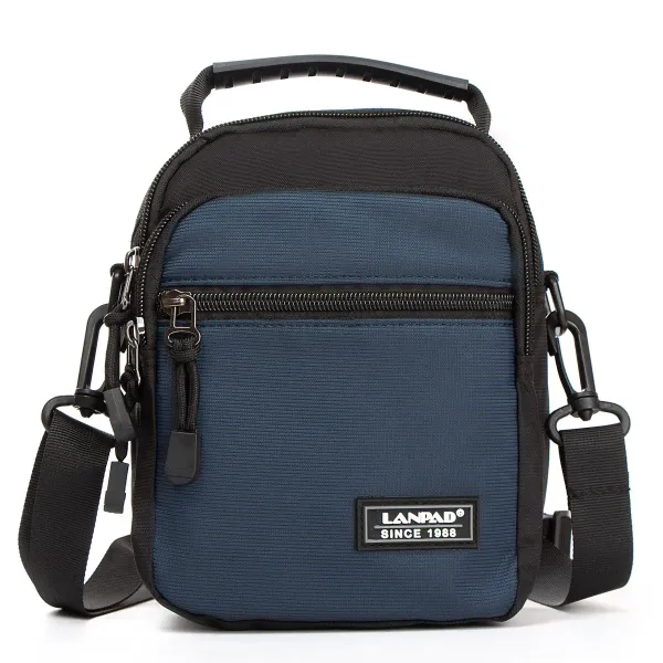 Сумка чоловіча Планшет нейлон Lanpad 82049 blue