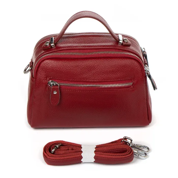 Сумка Женская Клатч кожа ALEX RAI 2906 bordo