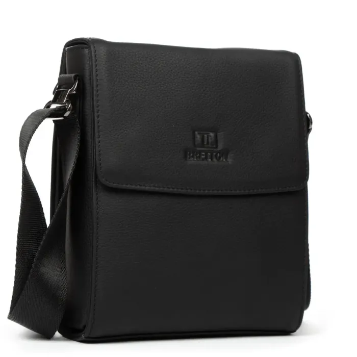 Сумка чоловіча Планшет шкіра BRETTON 407-125 black
