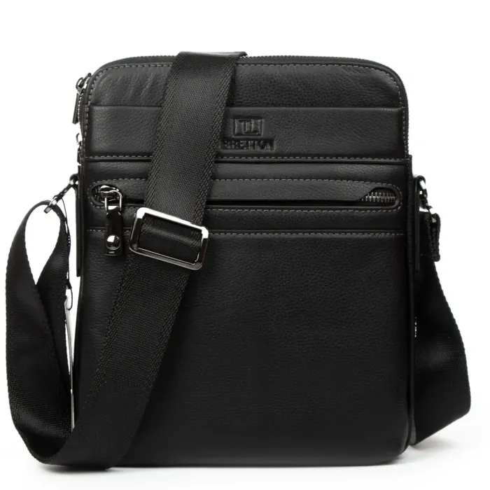 Сумка Мужская Планшет кожа BRETTON 1670-3 black