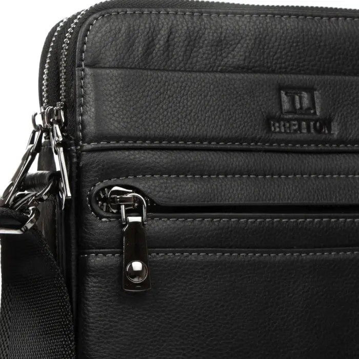 Сумка Мужская Планшет кожа BRETTON 1670-3 black