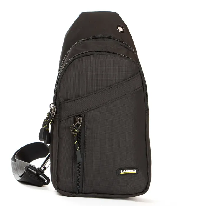 Сумка чоловіча на плече нейлон Lanpad 82055 black