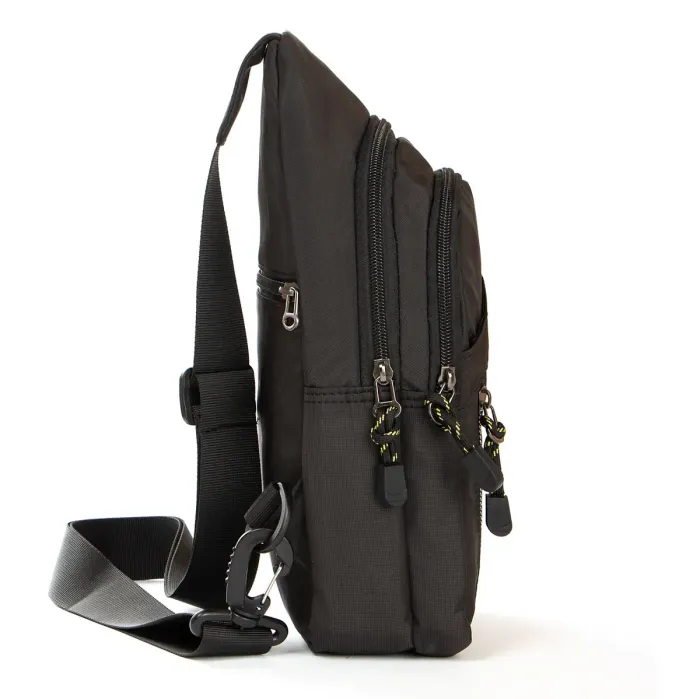 Сумка чоловіча на плече нейлон Lanpad 82055 black