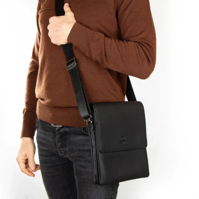 Сумка Мужская Планшет кожа BRETTON 3746-3 black