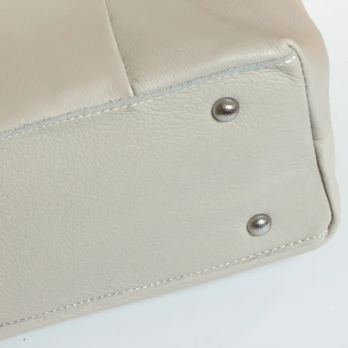 Сумка жіноча Класична шкіра ALEX RAI 2036-9 white-grey