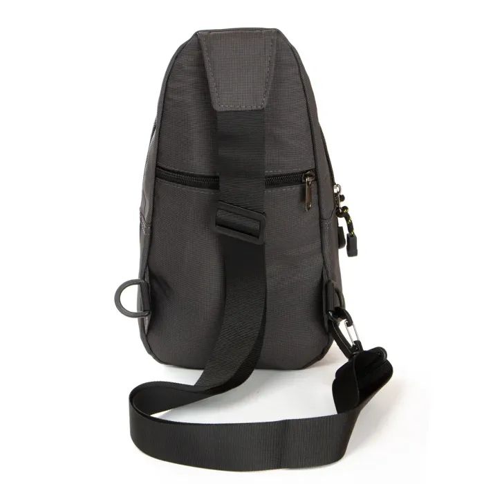 Сумка чоловіча на плече нейлон Lanpad 82055 grey