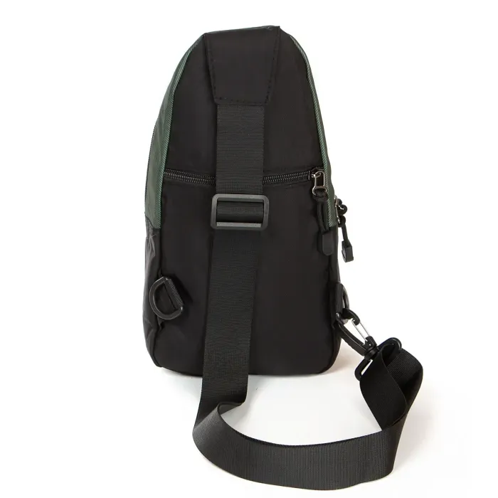 Сумка чоловіча на плече нейлон Lanpad 82050 green
