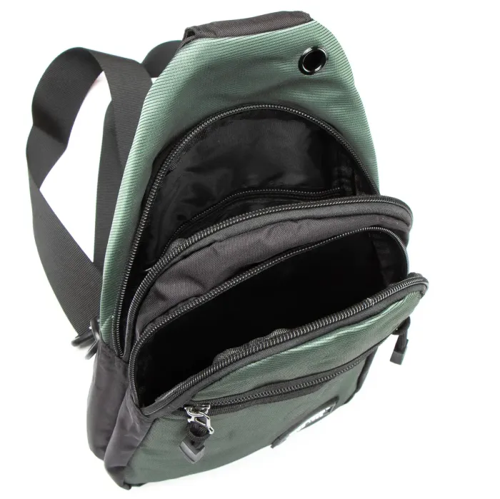 Сумка чоловіча на плече нейлон Lanpad 82050 green