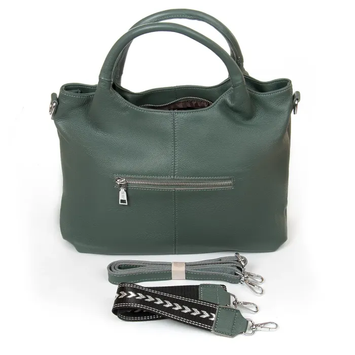 Сумка Женская Классическая кожа ALEX RAI 9502-9 green