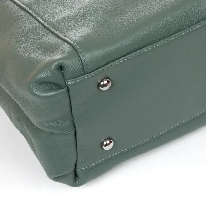 Сумка Женская Классическая кожа ALEX RAI 9502-9 green
