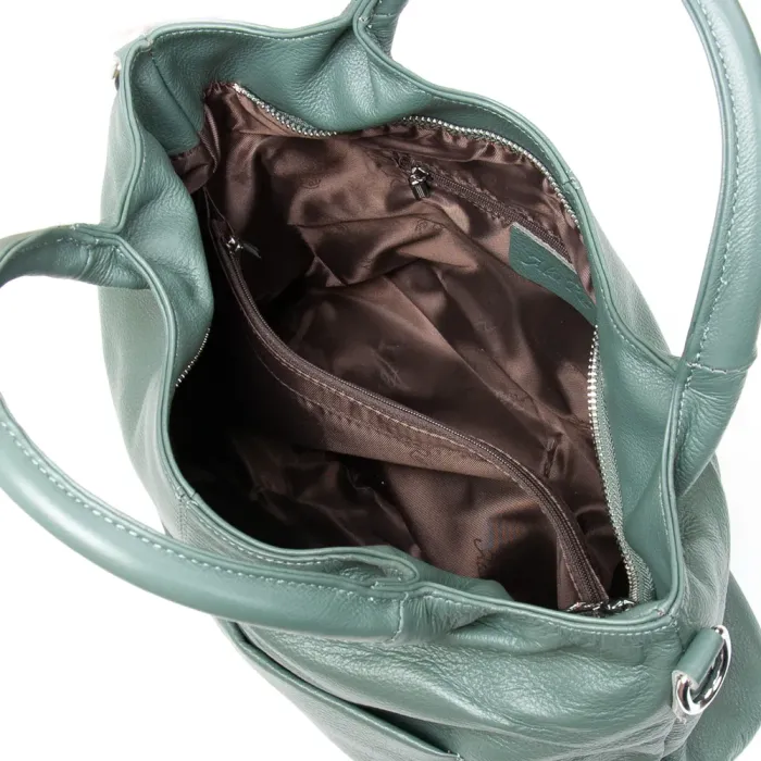 Сумка Женская Классическая кожа ALEX RAI 9502-9 green