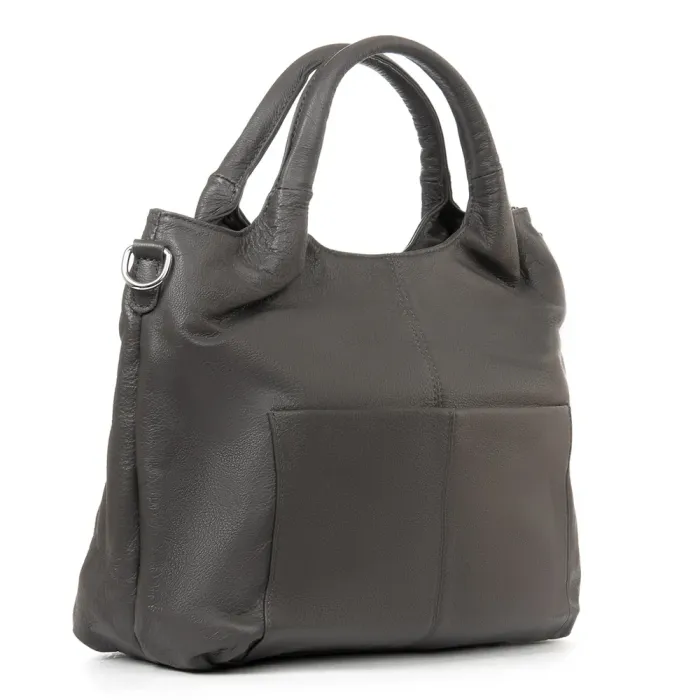 Сумка Женская Классическая кожа ALEX RAI 9502-9 grey