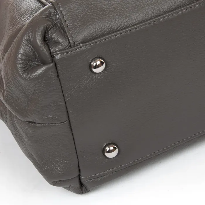 Сумка Женская Классическая кожа ALEX RAI 9502-9 grey