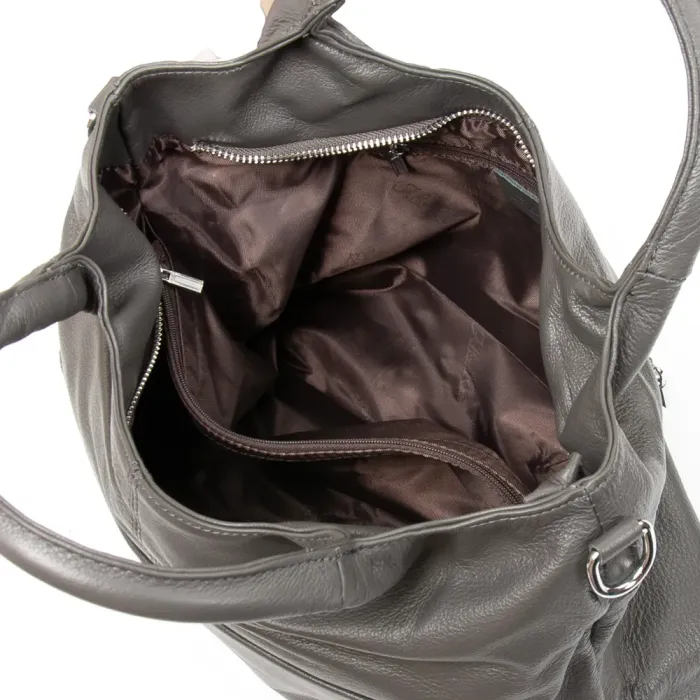 Сумка Женская Классическая кожа ALEX RAI 9502-9 grey