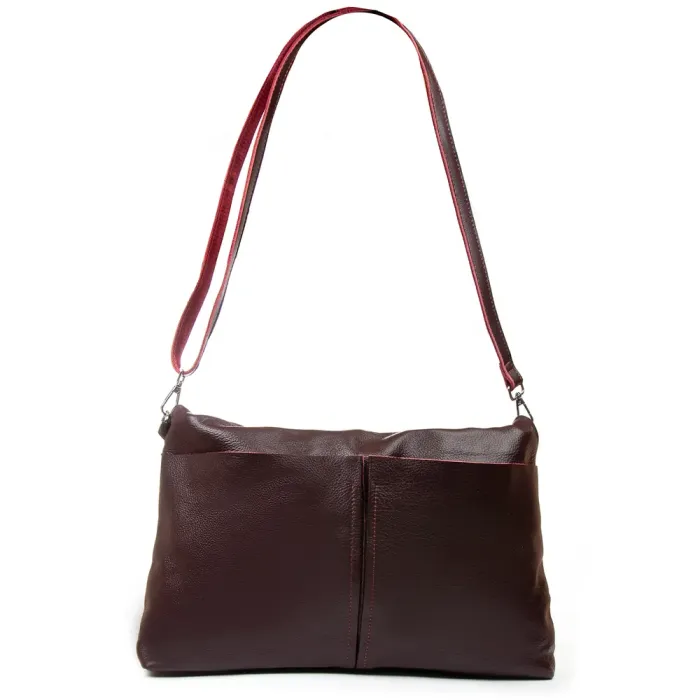 Сумка Женская Классическая кожа ALEX RAI 2043-9 bordo