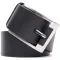 Цікавий ремінь під джинси з натуральної шкіри GRANDE PELLE 11687 Чорний