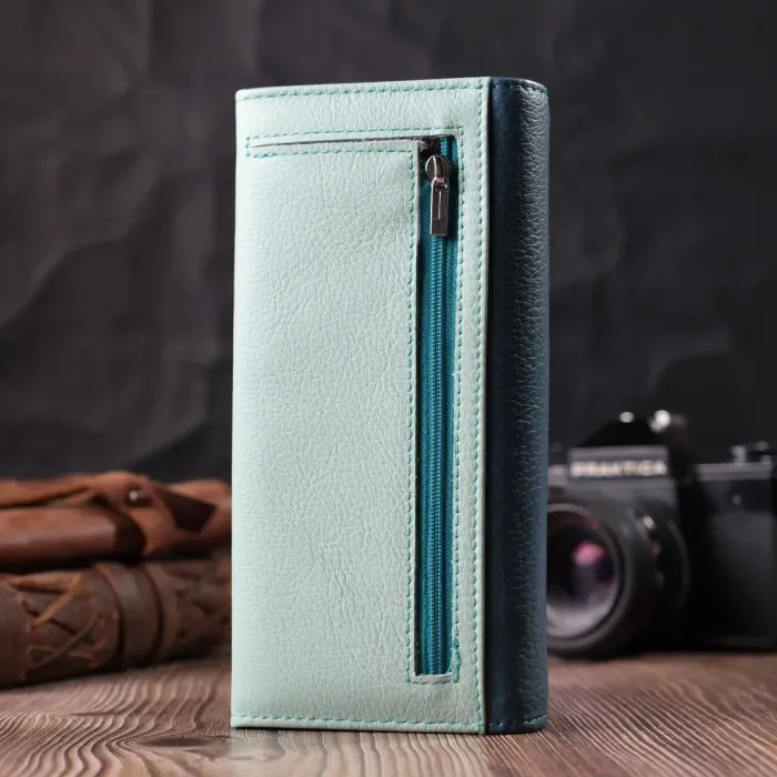 Цікавий жіночий гаманець з натуральної шкіри ST Leather 22525