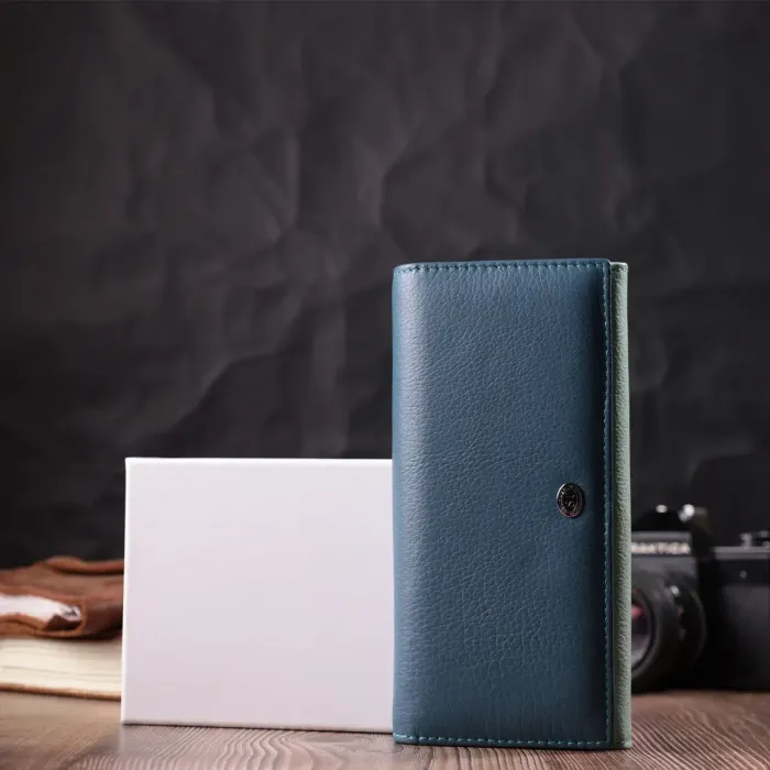 Цікавий жіночий гаманець з натуральної шкіри ST Leather 22525