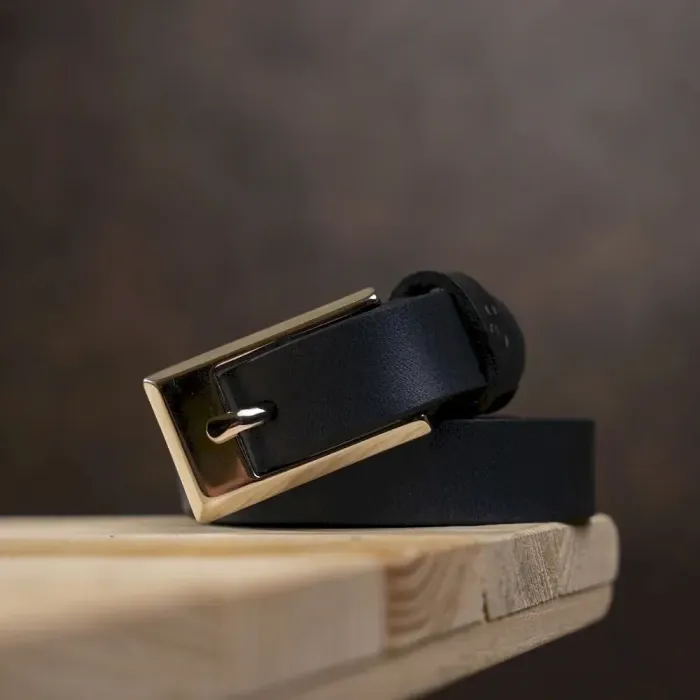 Ремінь жіночий Grande Pelle 11070 синій