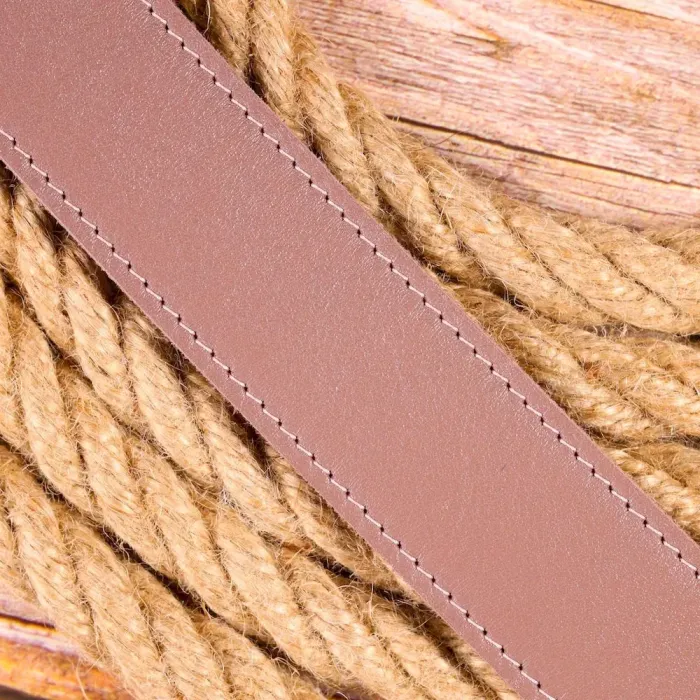 Цікавий жіночий ремінь із натуральної шкіри Grande Pelle 21459 Рожевий