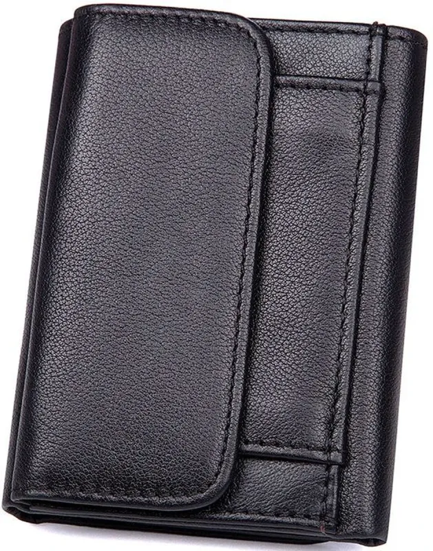 Гаманець Vintage 14467 шкіряний Чорний