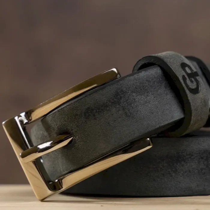 Ремінь жіночий Grande Pelle 11069 Сірий шкіра