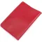 Яскрава шкіряна обкладинка на паспорт Карта GRANDE PELLE 16775 Червона