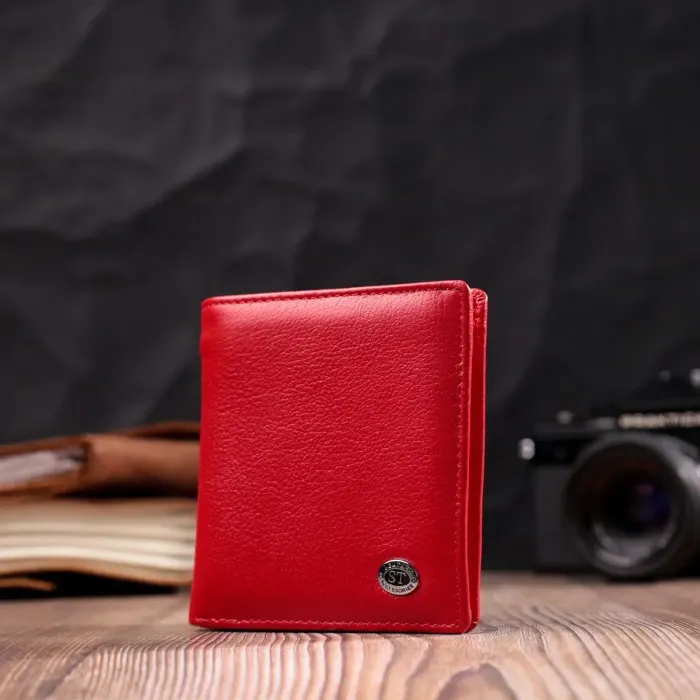 Яскрава модель гаманця з натуральної шкіри ST Leather 19475