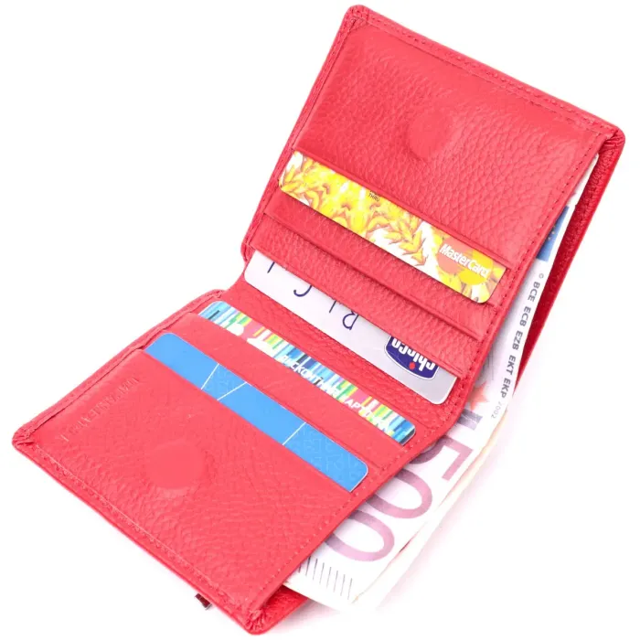 Яскрава модель гаманця з натуральної шкіри ST Leather 19475