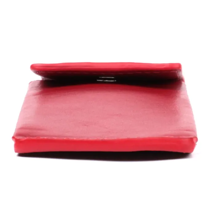 Яскрава жіноча ключниця футляр із натуральної шкіри GRANDE PELLE 22569 Червоний