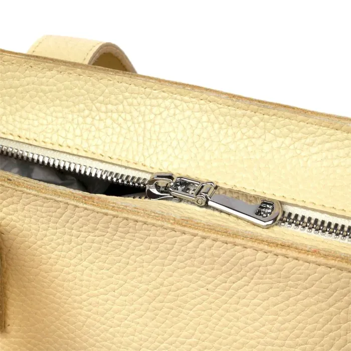 Яркая женская сумка-шоппер Shvigel 16359 Лимонный