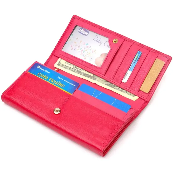 Яскравий гаманець для жінок з натуральної шкіри Boston 19422