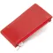 Яскравий шкіряний картхолдер GRANDE PELLE 11497 Червоний