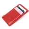 Яскравий шкіряний картхолдер GRANDE PELLE 11497 Червоний