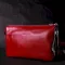Яскравий жіночий клатч із натуральної шкіри GRANDE PELLE 11670 Червоний