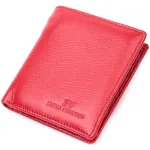 Яскравий жіночий гаманець із натуральної шкіри ST Leather 19465 Червоний