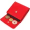 Яркое женское портмоне из натуральной кожи KARYA 21316 Красный