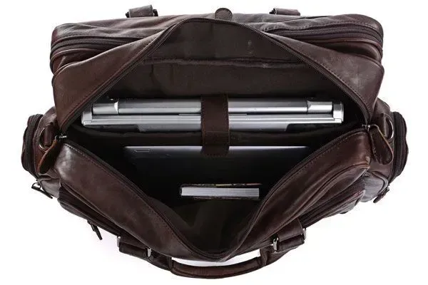 Сумка дорожня Vintage 14055 Коричнева