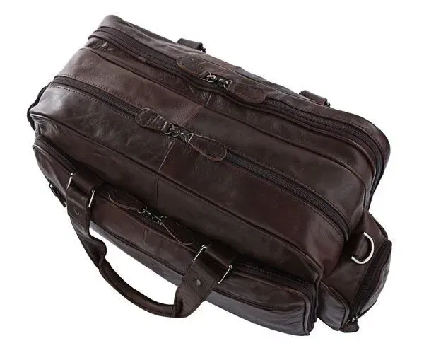 Сумка дорожня Vintage 14055 Коричнева