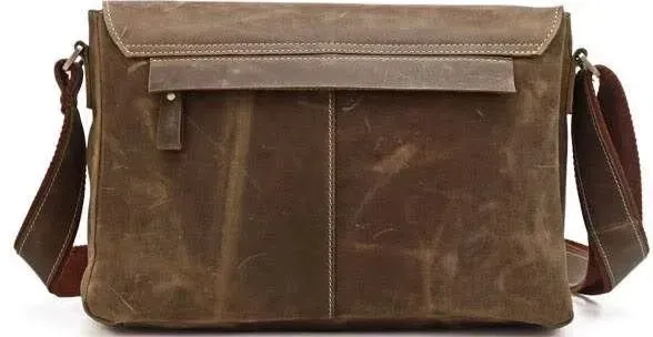 Сумка чоловіча Vintage 14118 вінтажна шкіра Коричнева