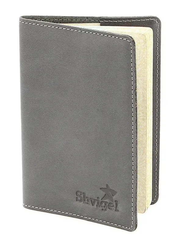 Эксклюзивный набор из стильных кожаных аксессуаров SHVIGEL 10079